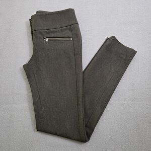 Ann Taylor LOFT Women 00 Black Low Rise Zoe Skinny Pants